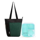 Hydrobrew 3/4/5 Convertible 1250Ml Bento Lunch Box With Lunch Bag - Green