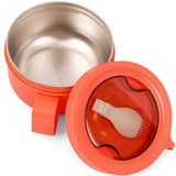 Hydrobrew Lunch Box With Folding Spoon - Pink