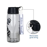 Hydrobrew Water Bottle With Grab String 800ml - Black