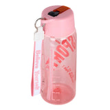 Hydrobrew Water Bottle With Grab String 800ml - Pink