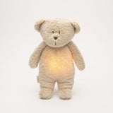 Moonie 2.0 Organic Humming Bear Friend with Lamp - Sand