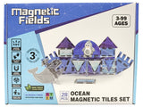 Magnetic Fields Ocean Magnetic Tiles Set - 28 Pcs