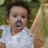 Frigg Moon Phase Silicone Baby Pacifier 0-6M, 1Pack, Twilight Mauve - Size 1 - Laadlee