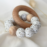 Chewies & More - Basic Rattle Mini My Flower Twig - Green