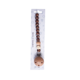 Chewies & More - Chewie Clip Silicone Beads My Flower Fall Leaves - Brown