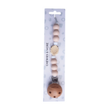 Chewies & More - Chewie Clip Silicone Leaf Beads - Pale Pink