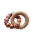 Chewies & More - Lentil Rattle - Rose gold