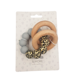Chewies & More - Basic Chewie Rattle - Leopard/Grey