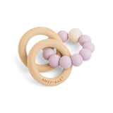 Anvi Baby Wood and Silicone Teether - Lavenders Blue