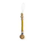 Chewies & More - Lentil Clip Silicone Beads - Ochre Yellow
