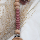 Chewies & More - Lentil Clip Silicone Beads - Blush