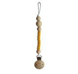 Chewies & More - Lentil Clip Silicone Beads - Ochre Yellow