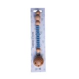 Chewies & More - Lentil Clip Silicone Beads - Dusty Blue
