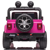 Jeep Rubicon Licensed Jeep Kids Car 12V - Pink