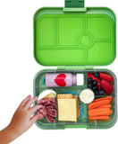 Yumbox Original 6 Compartments Lunch Box - Jurassic Green Funny Monsters