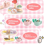 Little Angel Wooden Dessert Cake Cupcake Stand Playset
