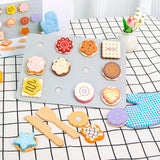 Little Angel Kids Wooden Cookie Baking Playset