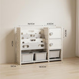 Lovely Baby Storage Rack With Book Shelf - Large