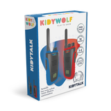 KidyWolf Kidy Talk Walkie Talkie - Blue/Red