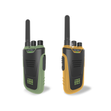 KidyWolf Kidy Talk Walkie Talkie - Green/Orange