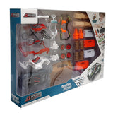 D-Power DIY Modified Race Car For Kids (35pcs) - Grey - Laadlee