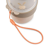 Done By Deer To Go 2-Way Snack Container Small Birdee - Sand