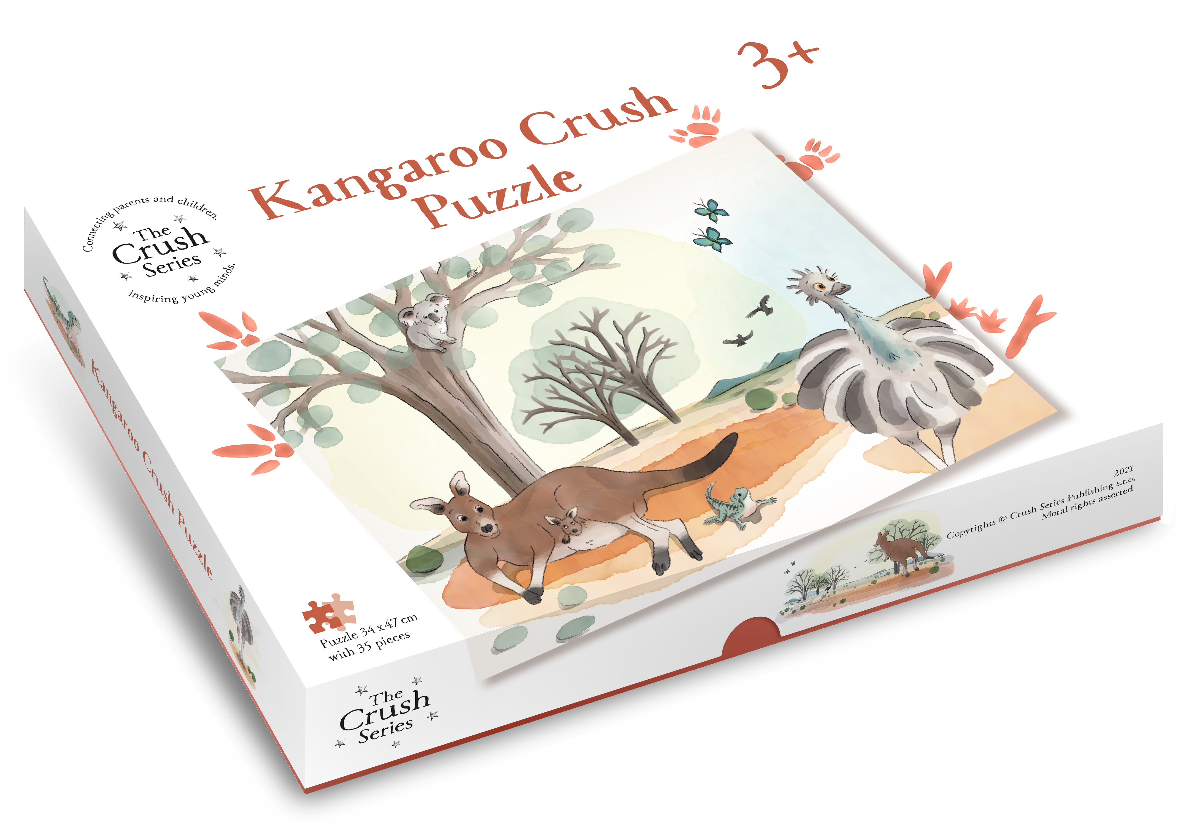 The Crush Series Kangaroo Crush Puzzle - Laadlee