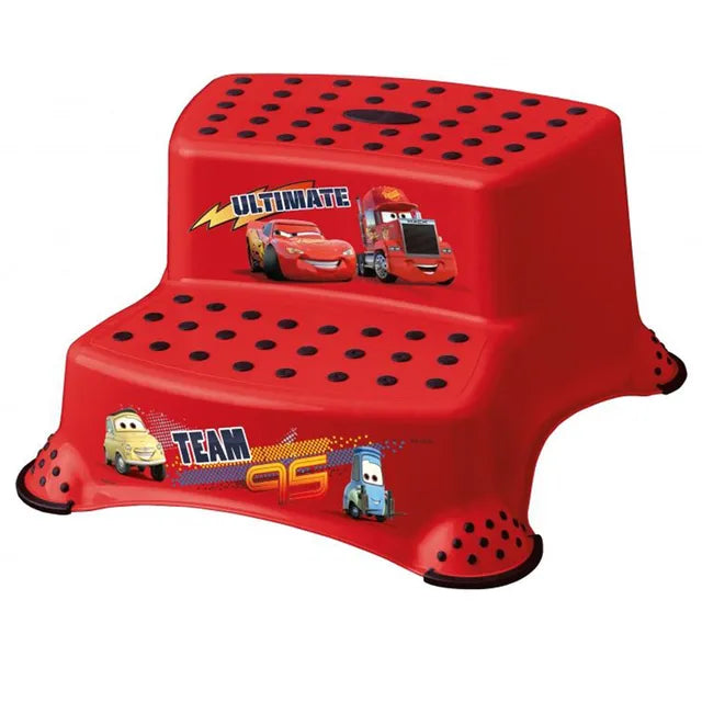 keeeper-disney-cars-double-step-stool-with-anti-slip-function-red-1