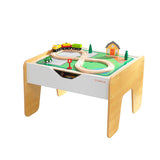 Kidkraft 2-in-1 Activity Table with Board - Gray & Natural