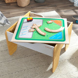 Kidkraft 2-in-1 Activity Table with Board - Gray & Natural