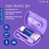 Curaprox Kids Travel Set - Purple