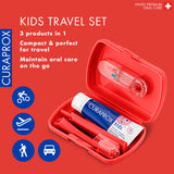Curaprox Kids Travel Set - Red