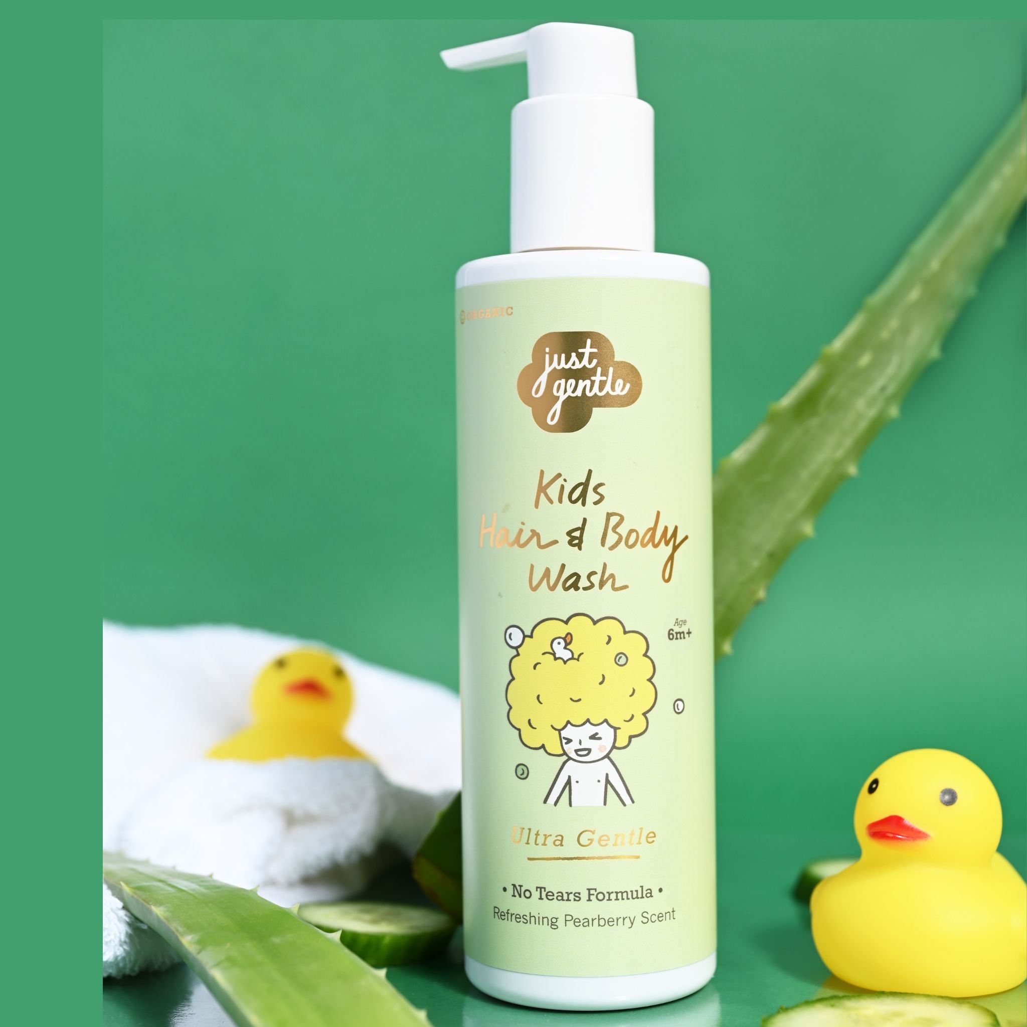 Just Gentle Kids Hair & Body Wash - Ultra Gentle - 200ml - Laadlee