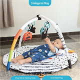 Konig Kids Baby Activity Play Gym Mat with Pillow & Sensory Toys