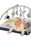 Konig Kids Baby Play Gym Mat with Elephant Theme & Hanging Toys