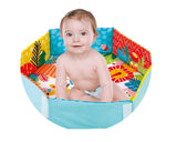 Konig Kids Baby Play Gym with Side Walls, Pillow & 5 Activity Toys