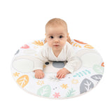 Konig Kids Baby Wooden Play Gym Mat with Soft Toys & Leaf Design