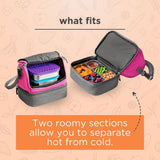 Lunchbots Duplex Lunch Bag - Pink