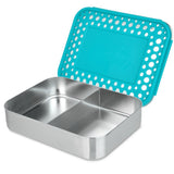 Lunchbots Medium Duo Bento Lunchbox 600ml - Aqua