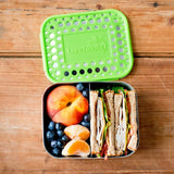 Lunchbots Medium Duo Bento Lunchbox 600ml - Green