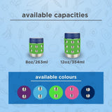 Lunchbots Thermal Dots Food Jar 8oz (235ml) - Green