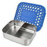 Lunchbots Medium Trio Bento Lunchbox 600ml - Blue