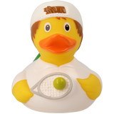 Lilalu Bath Toy Tennis Player Duck - White