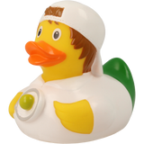 Lilalu Bath Toy Tennis Player Duck - White