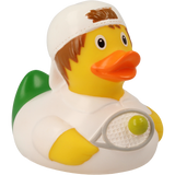 Lilalu Bath Toy Tennis Player Duck - White