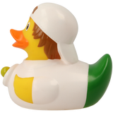 Lilalu Bath Toy Tennis Player Duck - White
