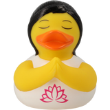 Lilalu Bath Toy Yoga Duck- White & Yellow
