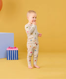 ergoPouch 2 Piece Set Long Sleeve 0.2 TOG - Birthday Blobs