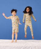 ergoPouch 2 Piece Set Long Sleeve 0.2 TOG - Birthday Blobs