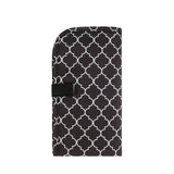 Little Story set of 3 Diaper Backpack with Changing Mat and Bottle Bag - Signature Black